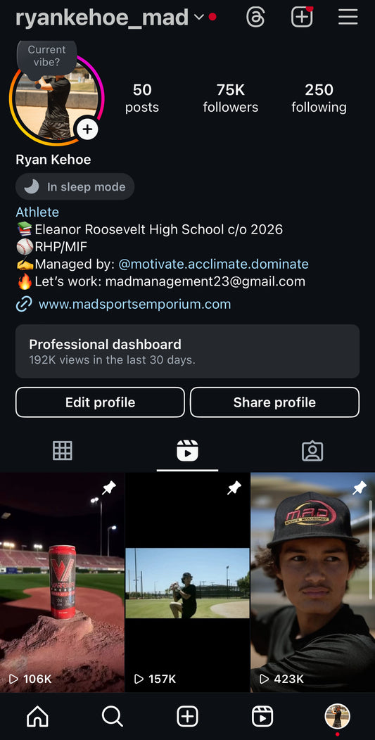 MAD Diamond Elite – Full Year Athlete Branding & Recruiting Package