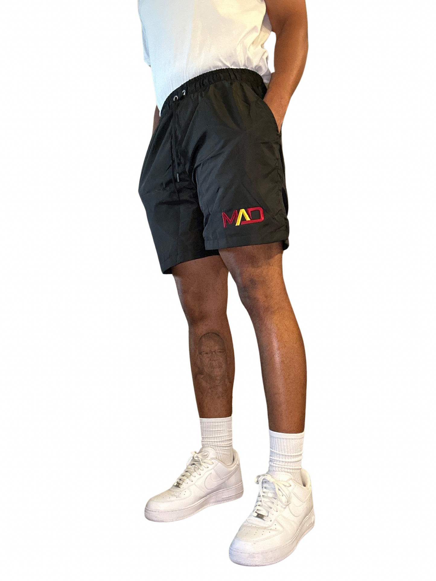 MAD Quality Nylon Shorts - Stylish, Urban, Comfortable for Athletes and Sports Fans - Join the Exclusive MAD Movement