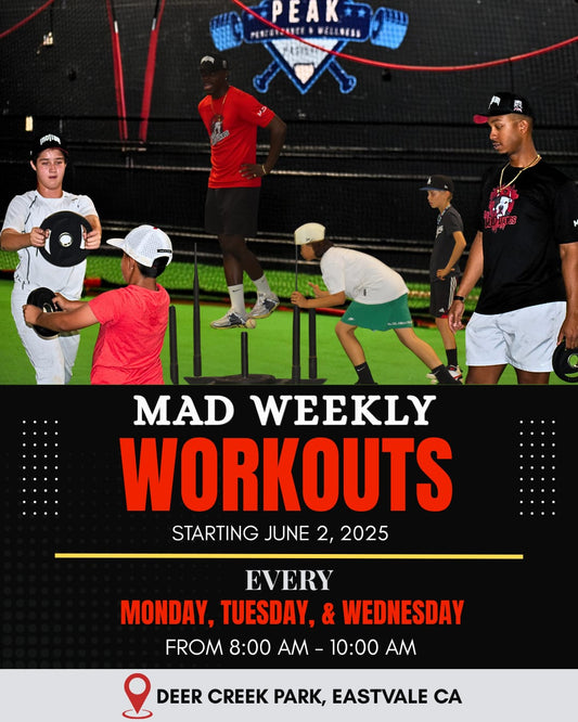 MAD Summer Baseball Workouts – Skill & Strength Training (Deer Creek Park) - Daily Drop In